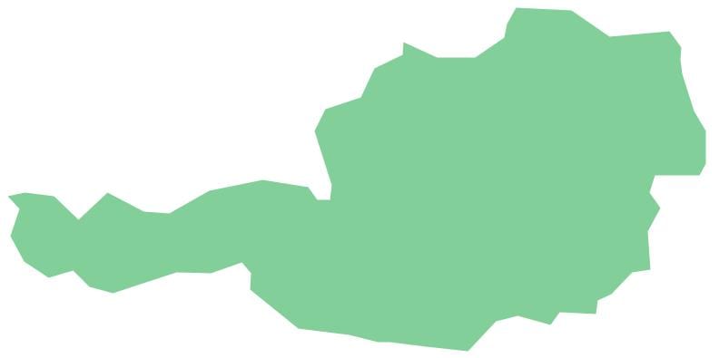 אוסטריה וקטור מפה
